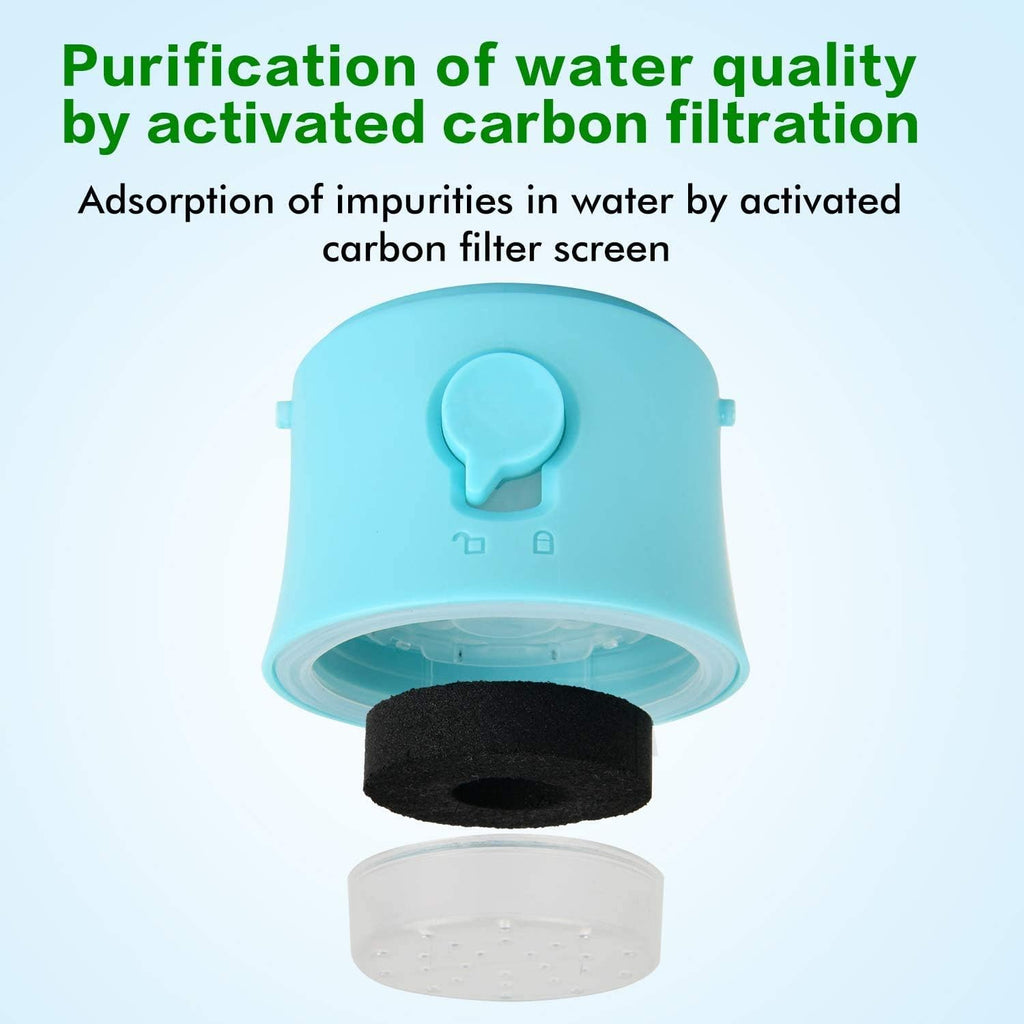 Dog Water Bottle - Foldable Dog Water Dispenser for Walking with Dog Waste Bag, Portable Pet Water Bottle for Travel, BPA Free Water Bottle for Cat, Rabbit,Puppy and Other Animals(10 Oz)